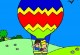   Heißluftballon Ausmalen