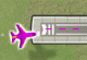 Flugzeuge landen Spiel